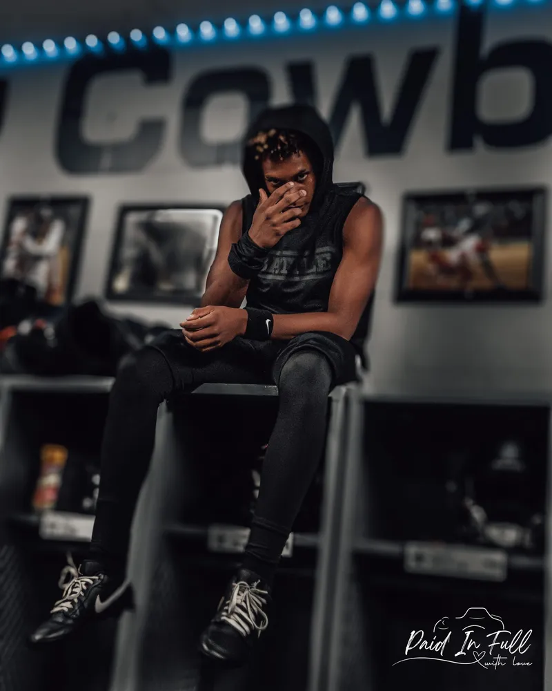Focused before the fight